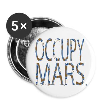 Astronomy Tshirt Quote Geek Cool Birthday Gift - Buttons large 2.2''/56 mm (5-pack) - white - Front