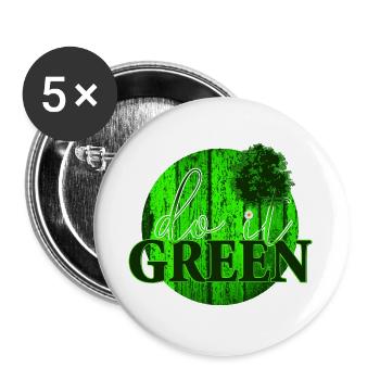 RENDEZ-LE VERT - Lot de 5 grands badges (56 mm) - blanc - Devant