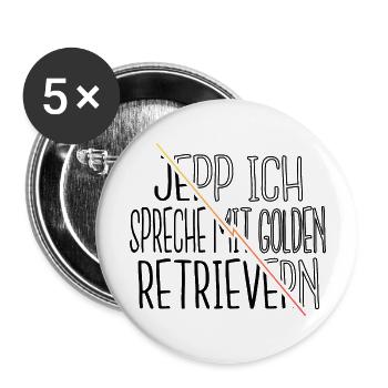cool windhund lieblingshund hundefreund lieben - Buttons groß 56 mm (5er Pack) - Weiß - Vorne
