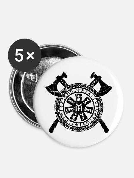 Türkiye - Buttons groß 56 mm (5er Pack) - Weiß