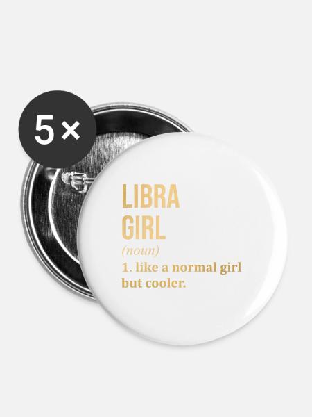 Libra Libra Libra - Buttons large 2.2''/56 mm (5-pack) - white