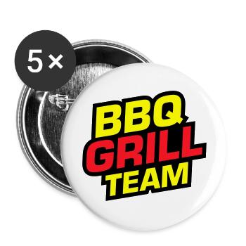 Grill Bbq BarbecueTeam - Buttons large 2.2''/56 mm (5-pack) - white - Front