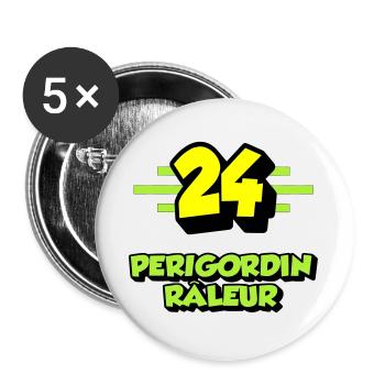 Klagendes Périgordin - Buttons groß 56 mm (5er Pack) - Weiß - Vorne
