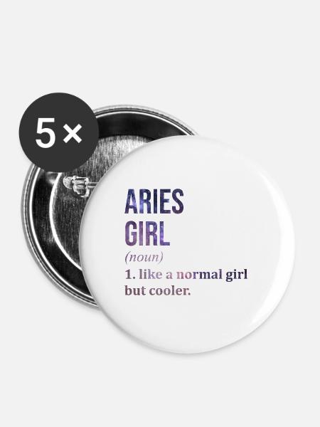 Widder Widder Widder - Buttons groß 56 mm (5er Pack) - Weiß