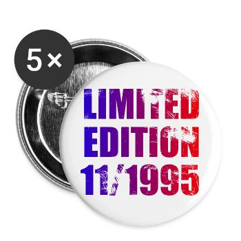 30e anniversaire Edition limitée 11/1995 - Lot de 5 grands badges (56 mm) - blanc - Devant