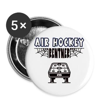 Air Hockey Pensioner Air Hockey Game Retirement Retirement - Buttons large 2.2''/56 mm (5-pack) - white - Front