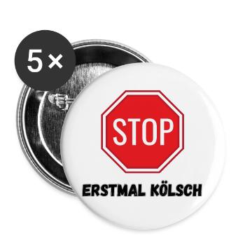 Carnival Costume Kölsch - Buttons large 2.2''/56 mm (5-pack) - white - Front