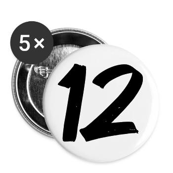22 - Buttons large 2.2''/56 mm (5-pack) - white - Front