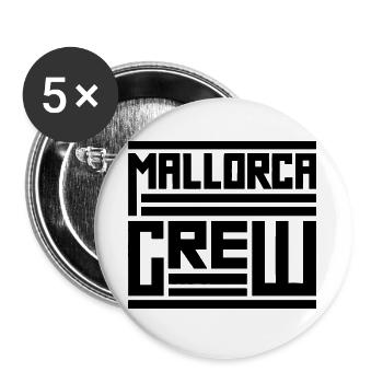 Mallorca Crew - Buttons large 2.2''/56 mm (5-pack) - white - Front
