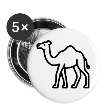camel - Buttons large 2.2''/56 mm (5-pack) - white - Front