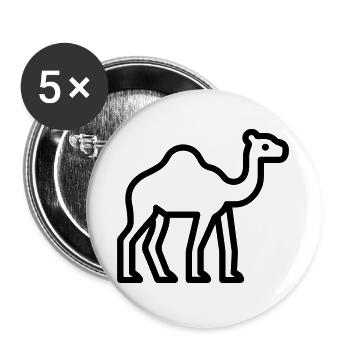 camel - Buttons large 2.2''/56 mm (5-pack) - white - Front