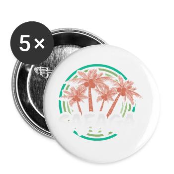 Safaga Holidays - Buttons large 2.2''/56 mm (5-pack) - white - Front