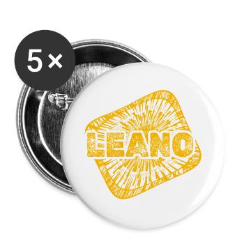 Design as - Buttons large 2.2''/56 mm (5-pack) - white - Front