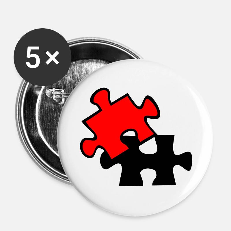 Wrong Part - Buttons large 2.2''/56 mm (5-pack) - white