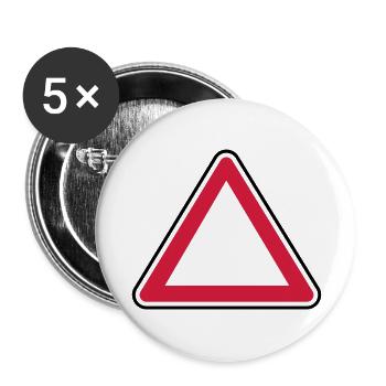 Attention panel - Buttons large 2.2''/56 mm (5-pack) - white - Front