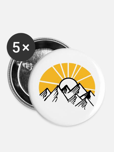 holiday - Buttons large 2.2''/56 mm (5-pack) - white