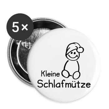 schlafmütze of wicki_de - Buttons large 2.2''/56 mm (5-pack) - white - Front