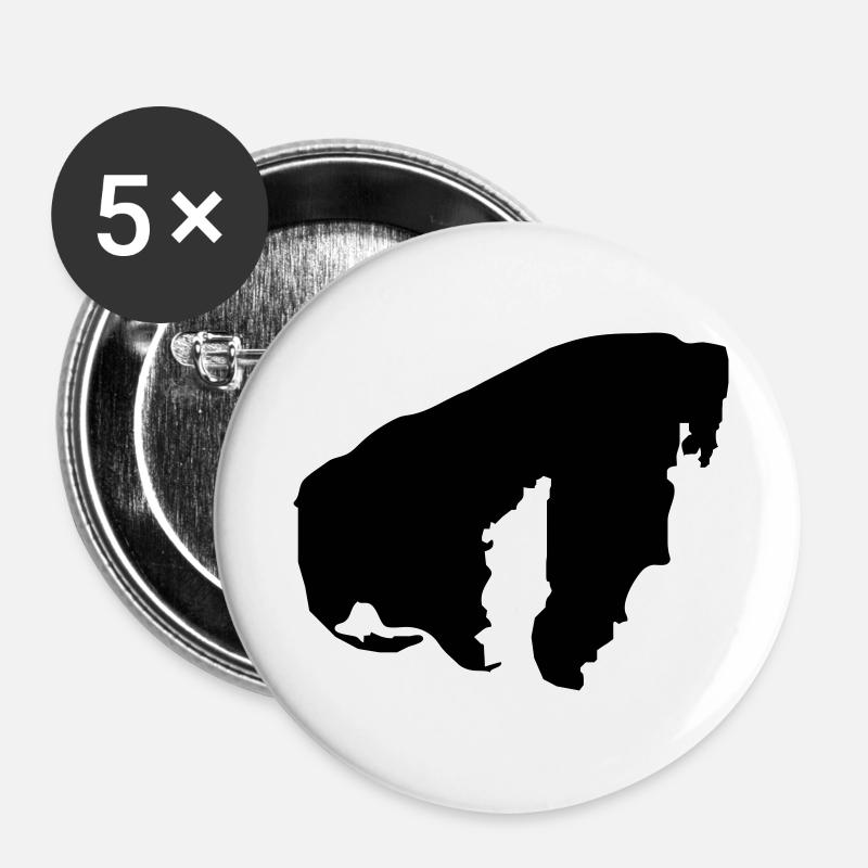 poel2 - Buttons large 2.2''/56 mm (5-pack) - white