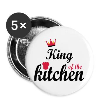 cooking - Buttons large 2.2''/56 mm (5-pack) - white - Front