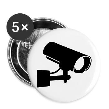 kamera__f1 - Buttons groß 56 mm (5er Pack) - Weiß - Vorne