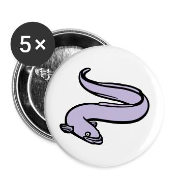 aal_1_3c_mit_farbe - Buttons groß 56 mm (5er Pack) - Weiß - Vorne