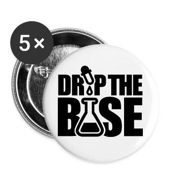 Drop the base - Buttons large 2.2''/56 mm (5-pack) - white - Front