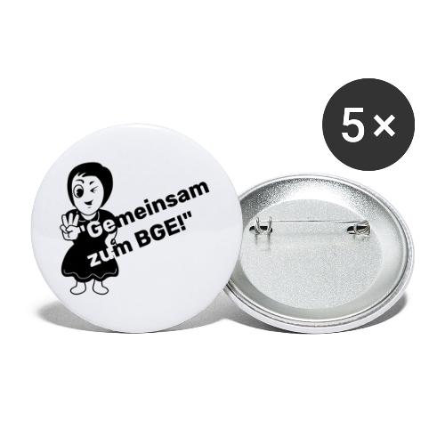 Gemeinsam zum BGE - Buttons/Badges stor, 56 mm (5-pack)