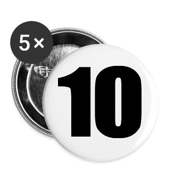 10 - Buttons groß 56 mm (5er Pack) - Weiß - Vorne