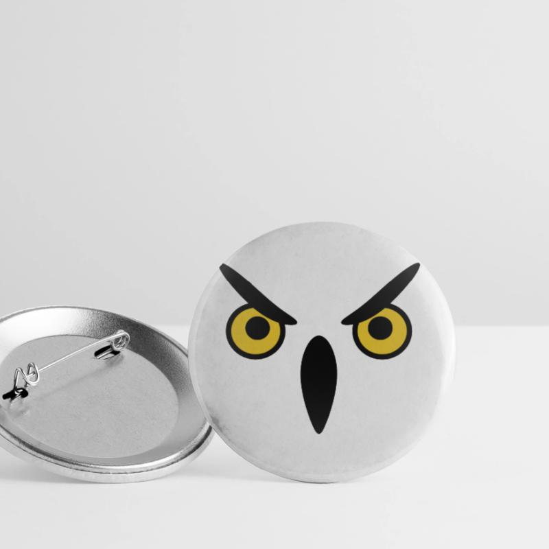 Eule eule eule Buttons groß 56 mm (5er Pack)