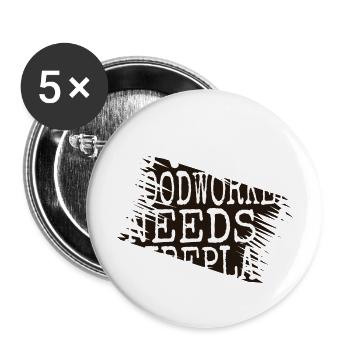 Woodworker Hobbyists Sabrina Carpenter Tshirts - Buttons large 2.2''/56 mm (5-pack) - white - Front