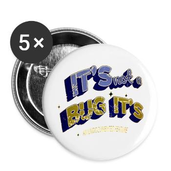 profession c plus plus computer funny quote bday - Buttons large 2.2''/56 mm (5-pack) - white - Front