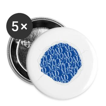 christmas present present quote gift couples - Buttons groß 56 mm (5er Pack) - Weiß - Vorne