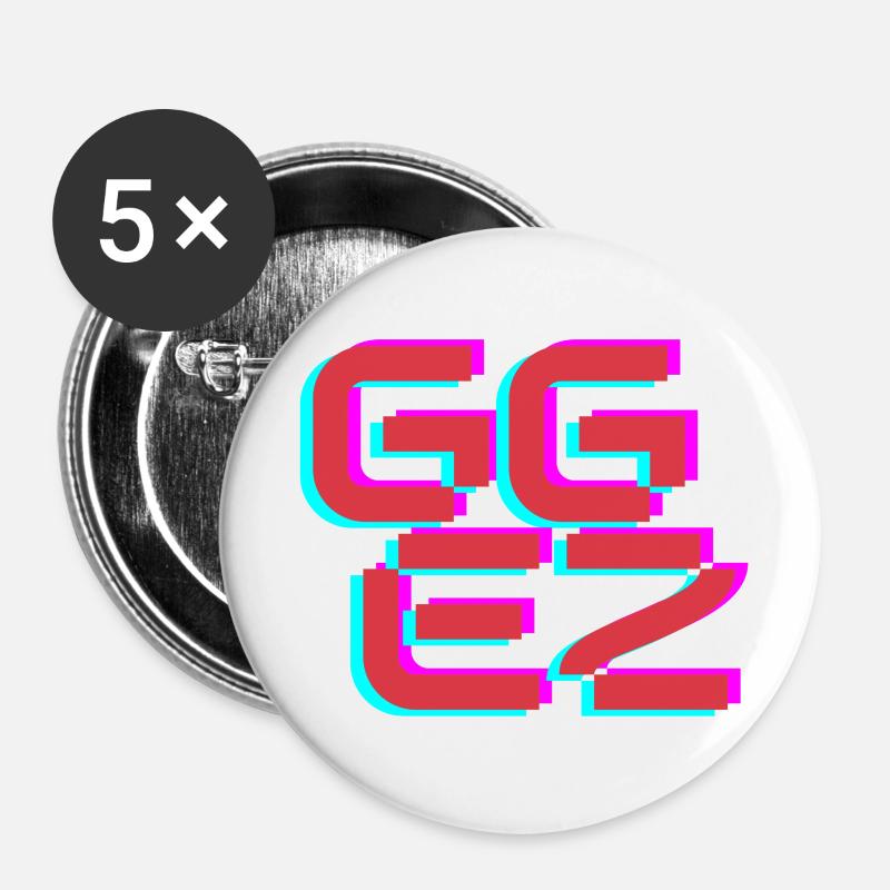 GG EZ - Buttons large 2.2''/56 mm (5-pack) - white
