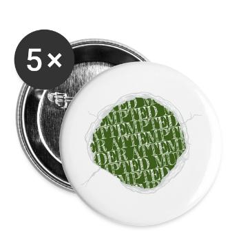 bibliophile better gift idea i love books awesome - Buttons large 2.2''/56 mm (5-pack) - white - Front