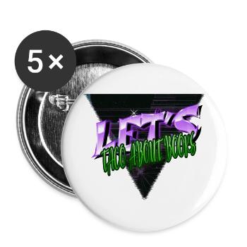 Drôle Art Book Keeper Chemise Films Lover Jokes - Lot de 5 grands badges (56 mm) - blanc - Devant