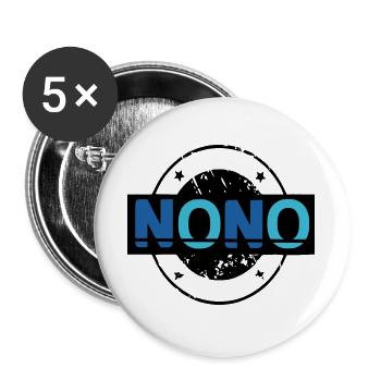 Nono - Buttons groß 56 mm (5er Pack) - Weiß - Vorne