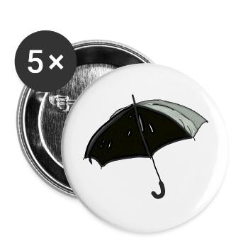 Umbrella - Buttons large 2.2''/56 mm (5-pack) - white - Front