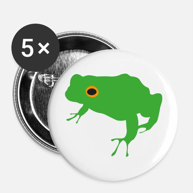 Frog - Buttons large 2.2''/56 mm (5-pack) - white