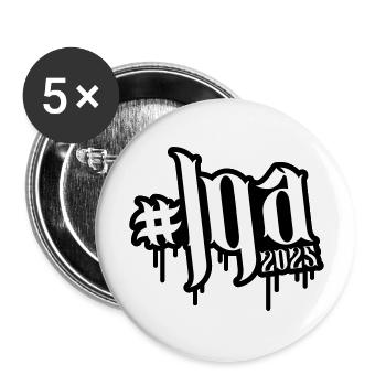 Jga 2025 - Buttons groß 56 mm (5er Pack) - Weiß - Vorne