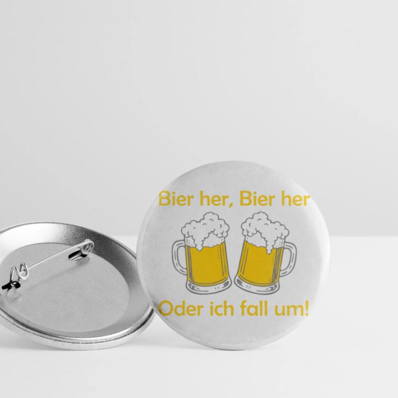 Bees here, Bees here - oder ich fall um! Buttons large 2.2''/56 mm (5-pack)
