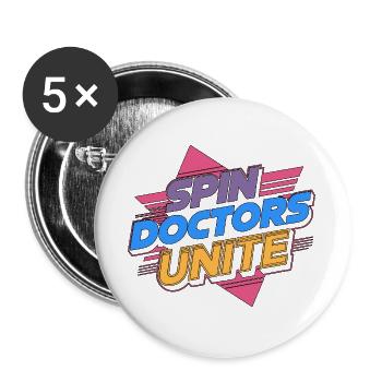 MRI Tech Slice It Like It's Hot Radiology Rad Tech - Buttons large 2.2''/56 mm (5-pack) - white - Front