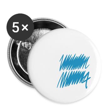 Ein Kluger Arzt Medizinstudent Praxis Ärzte Arzt - Buttons groß 56 mm (5er Pack) - Weiß - Vorne