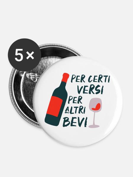 PER_CERTI_VERSI-01 - Buttons groß 56 mm (5er Pack) - Weiß