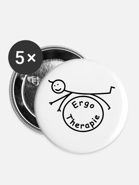 Classic occupational therapy - Buttons large 2.2''/56 mm (5-pack) - white