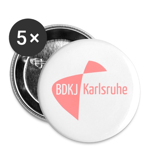 bannerbdkj - Buttons groß 56 mm (5er Pack)