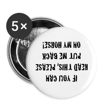 if_you_can - Buttons groß 56 mm (5er Pack) - Weiß - Vorne