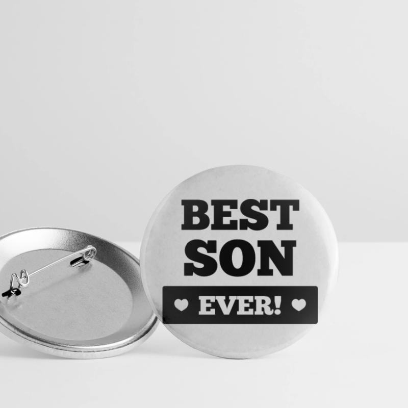 Best son ever Buttons groß 56 mm (5er Pack)
