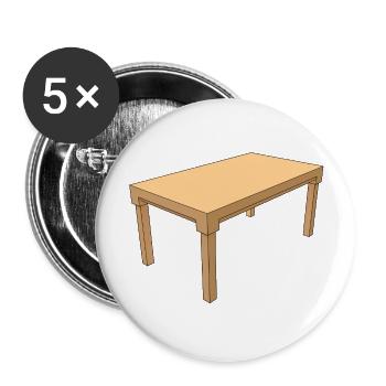 sofa couch chair table chair table lamp lamp lamp benc - Buttons large 2.2''/56 mm (5-pack) - white - Front