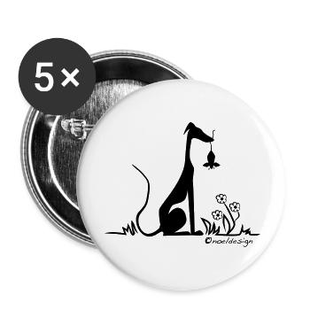 My mouse! - Buttons groß 56 mm (5er Pack) - Weiß - Vorne