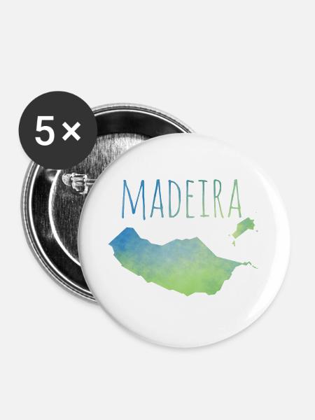 Madeira - Buttons groß 56 mm (5er Pack) - Weiß